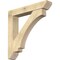Ekena Millwork Imperial Slat Rough Sawn Bracket w/ Offset Brace, Douglas Fir, 8"W x 46"D x 46"H BKT0806X46X46IMP06RDF - alternate 1